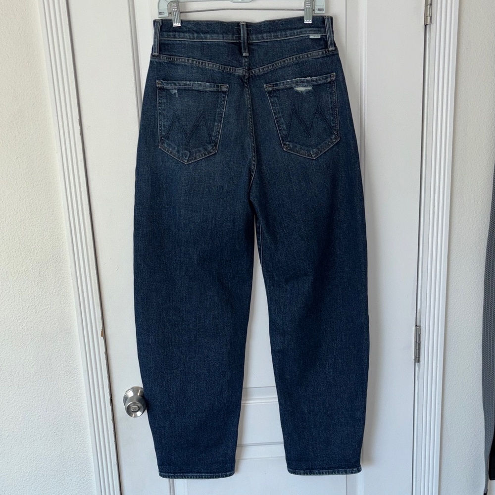MOTHER Straight-Leg Jeans in Deep Indigo - Picture 7 of 16